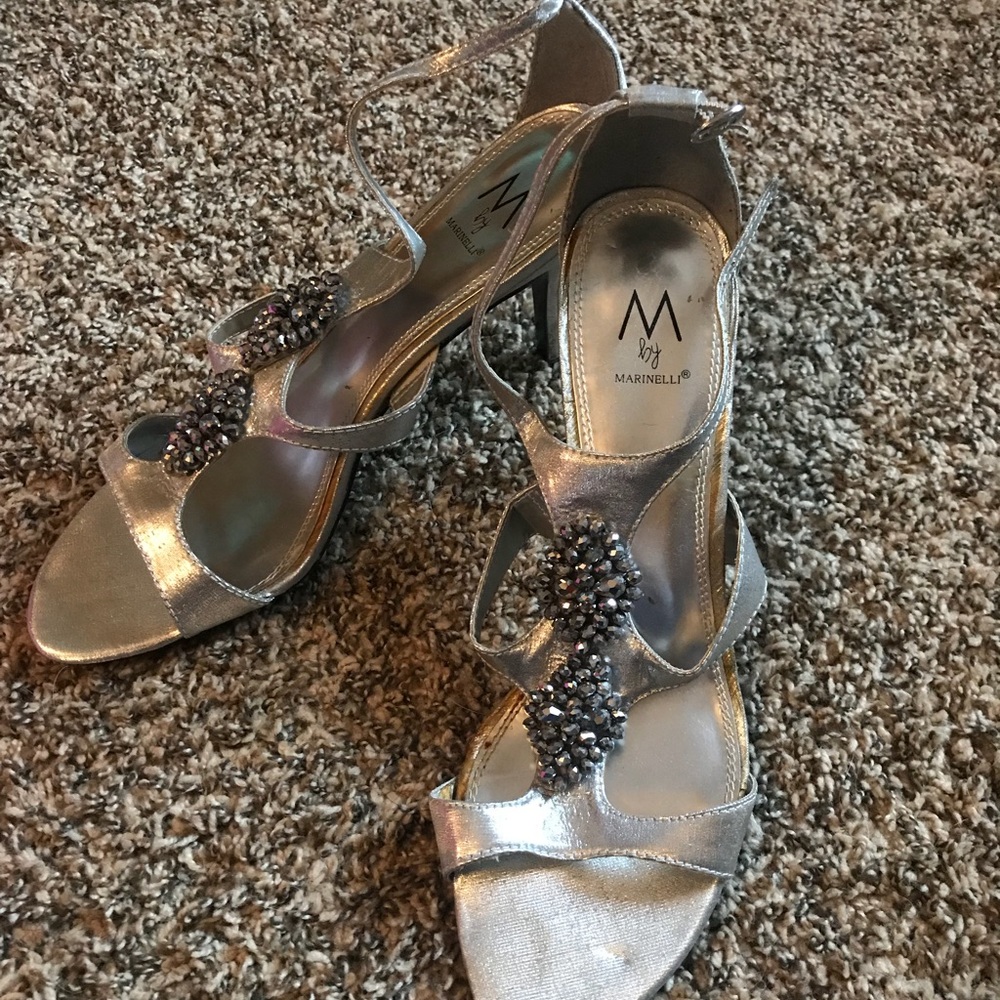 Silver heels
